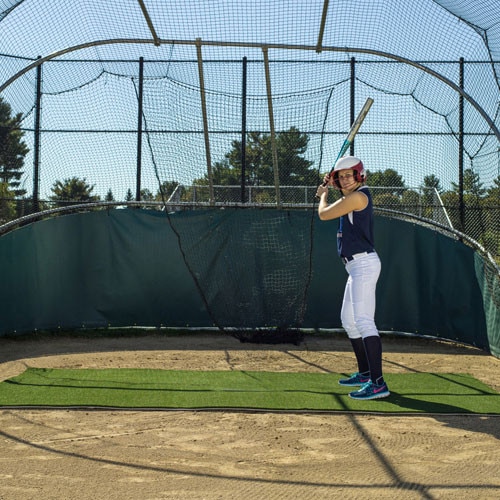 Plain Green Softball Batting Mat Pro
