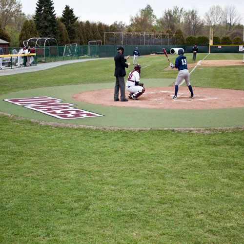 10' Wide Custom Home Plate Halo for Baseball & Softball Fields